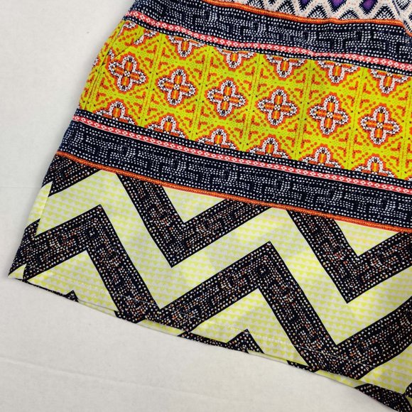 SANCTUARY Shorts w/ Pockets Colorful Boho Print S - Picture 3 of 12